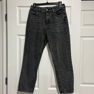 pacsun black mom jeans